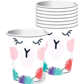 Llama Fun Paper Cups - 9 Oz. | Pack of 8
